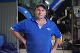 Jamie Tasker at his machinery business