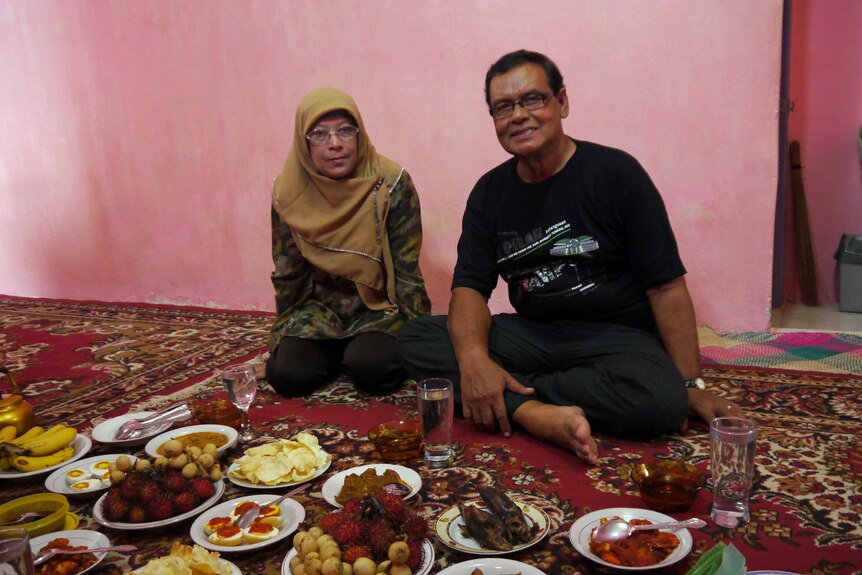 Umar Ali and Rusnah in Aceh in 2014