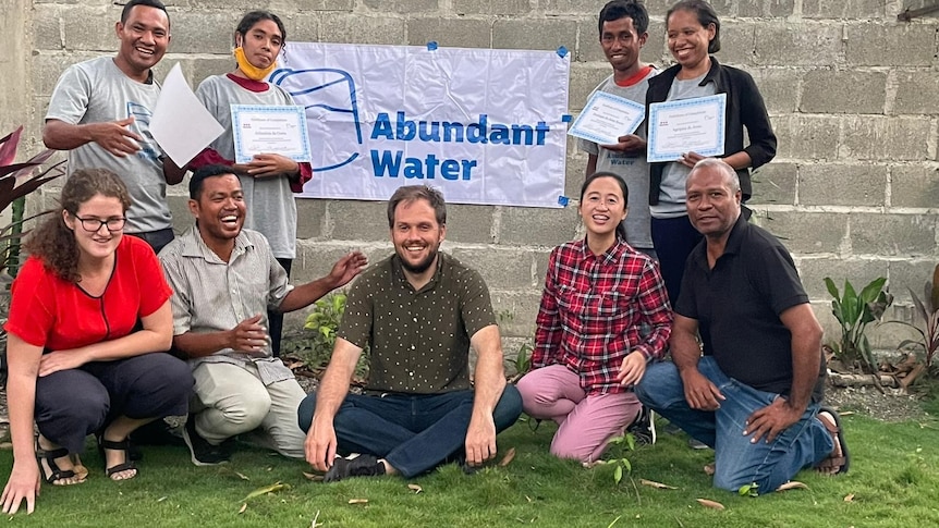 image of 9 Abundant Water team members together