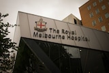 A photo of signage at the Royal Melbourne Hospital.