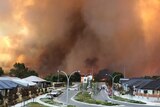 Whiteman Park bushfire as seen from nearby streets