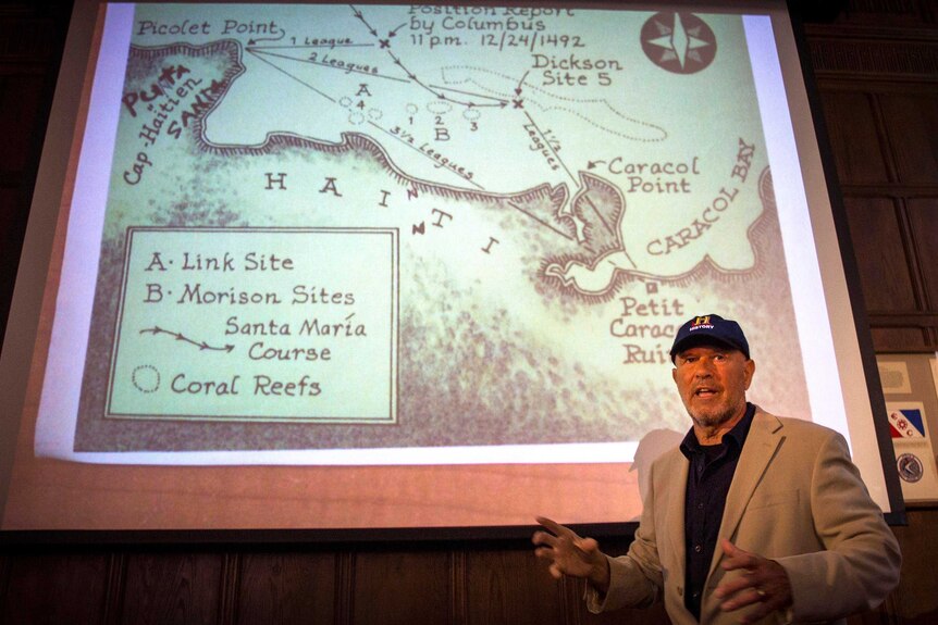 Barry Clifford speaks about a shipwreck found off Haiti could be the remains of the Santa Maria.
