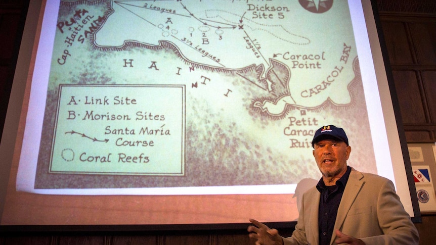 Barry Clifford speaks about a shipwreck found off Haiti could be the remains of the Santa Maria.