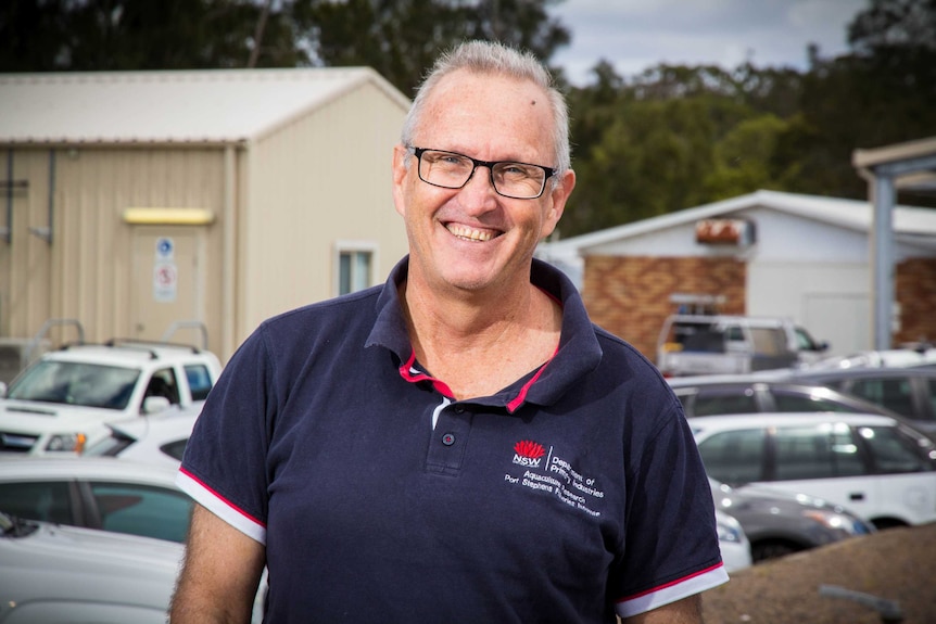 Dr Stewart Fielder outside at the Port Stephens fisheries institute.