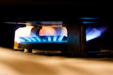 Cooking on a gas stove