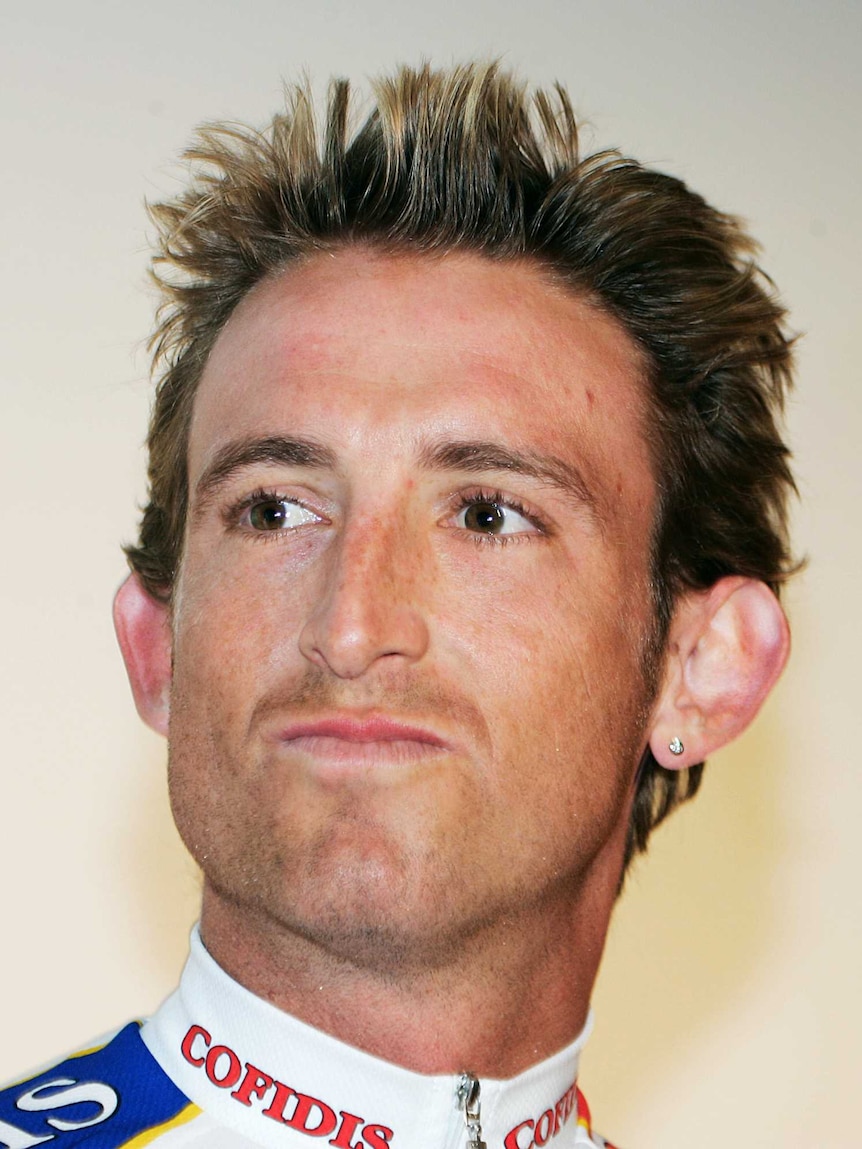 Australian cyclist Matthew White in 2005