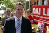 NSW Premier Nathan Rees and Labor candidate Nick Lalich have been heckled in Cabramatta.