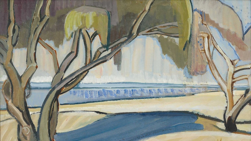 Elise Blumann: On the Swan, Nedlands, 1942.