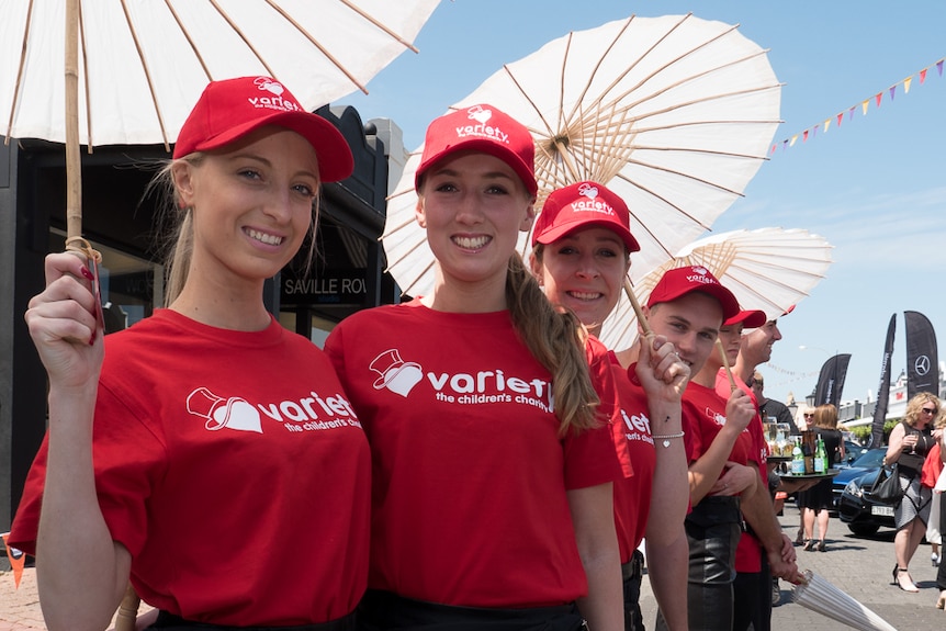 Lexi Denison, Amarah Henderson-Wilson and Casey Worrall from Variety SA.
