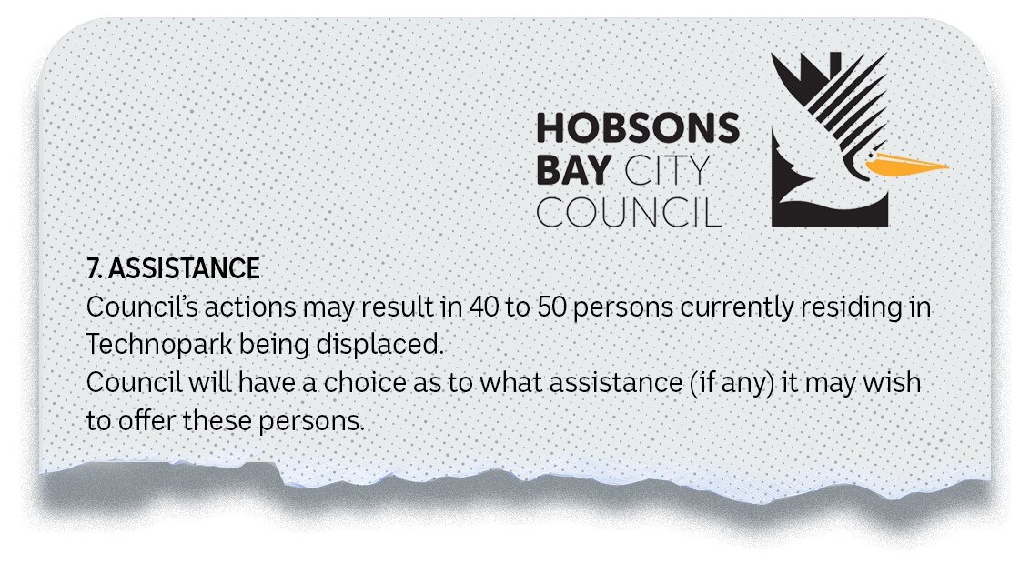 A quote from Hobsons Bay City Council on a letter head.