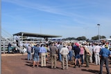 Hundreds turned out to see the opening of the Wodonga saleyards.