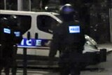 French Police outside house in Toulouse.