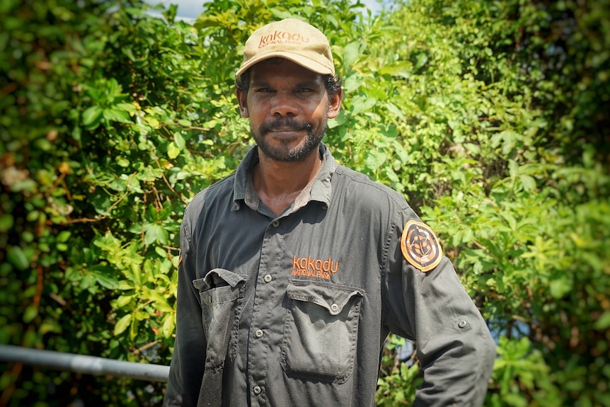 Kakadu ranger in uniform, smiling at the camera.