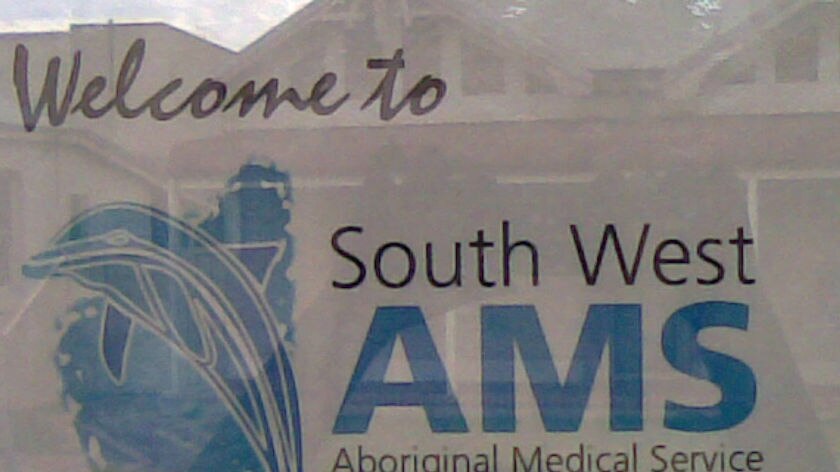 South-West Aboriginal Medical Services sign
