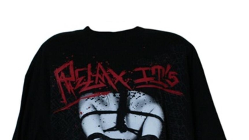 T-shirt with the slogan "Relax, it's just sex"