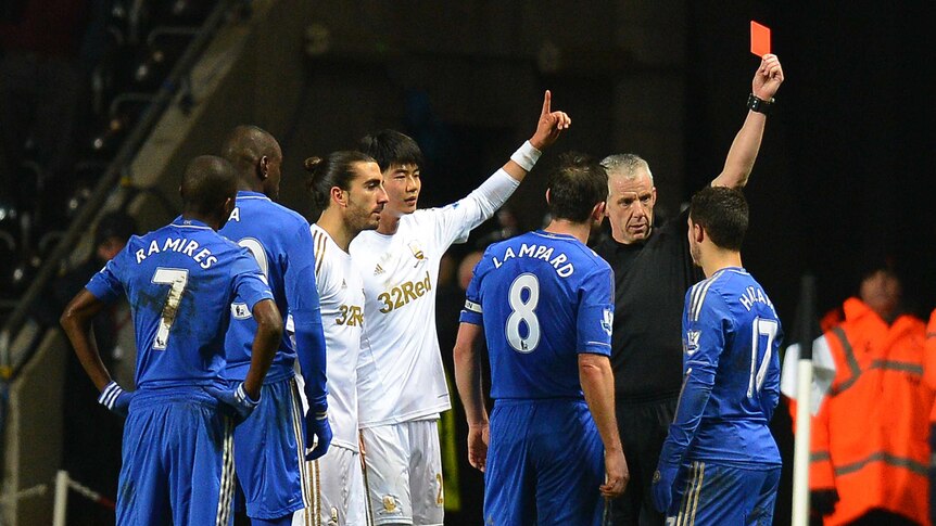 Hazard receives his marching orders