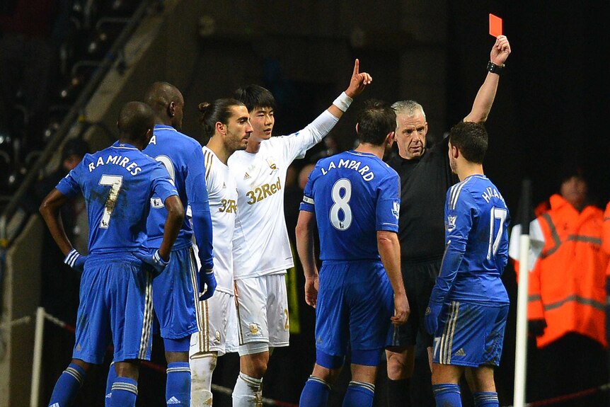 Hazard receives his marching orders