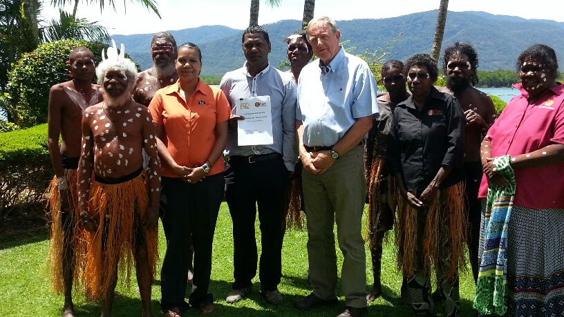 The Wik and Wik Way people of Aurukun on Queensland's Cape York Peninsula sign an Indigenous Land Use Agreement