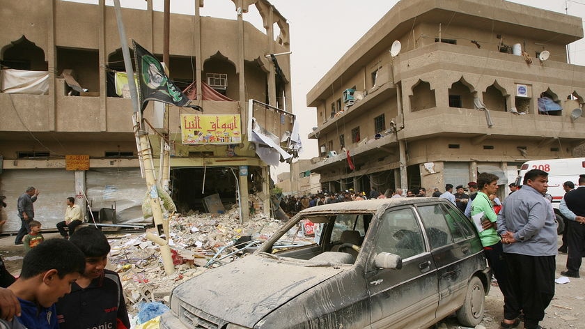 Iraq has been hit by rocket attacks as early ballots are cast for the upcoming election.