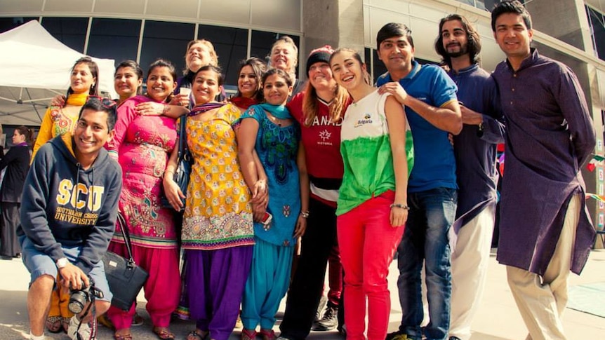 Students from a number of countries on SCU International campus