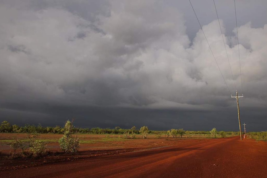 Storms in the Gulf of Carpentaria in north-west Queensland.