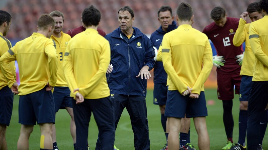 Socceroos coach Holger Osieck in Paris