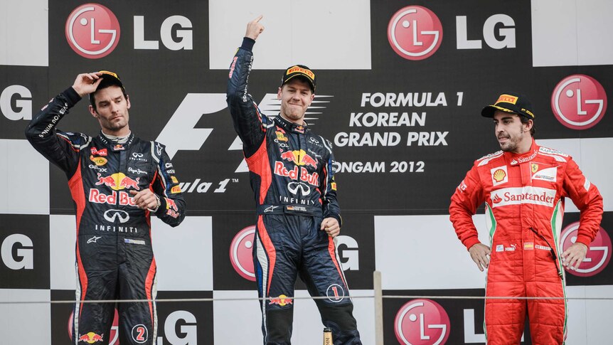 Vettel on top in Korea