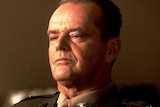 Hollywood actor Jack Nicholson from a scene in A Few Good Men.