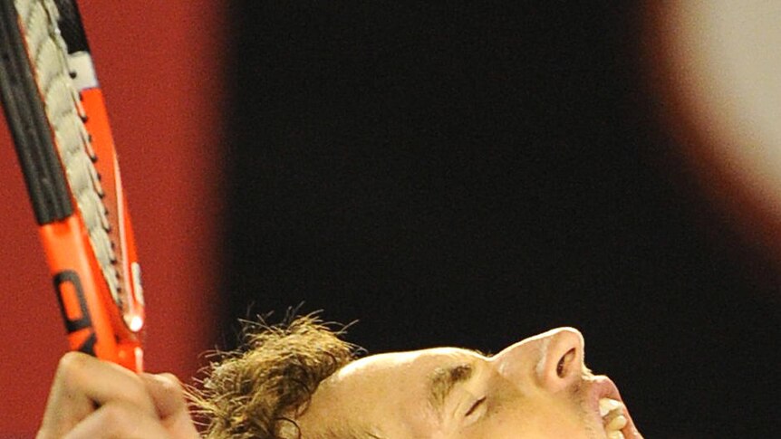 One step closer: Andy Murray is on the verge of his maiden grand slam tennis title.