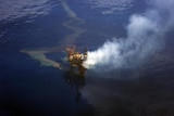 West Atlas oil platform spill