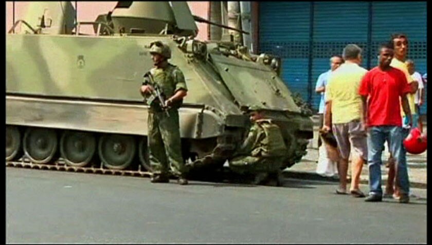 Armoured vehicles deployed in Rio crime crackdown - ABC News