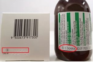 Panadol recalls children's products