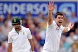 Sledge attack ... England pace spearhead James Anderson