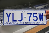 New ACT number plate