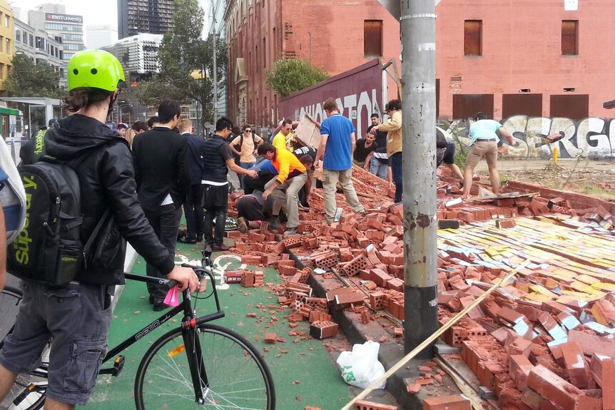Fatal wall collapse in Carlton, Melbourne