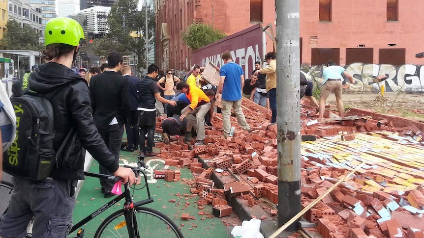 Fatal wall collapse in Carlton, Melbourne