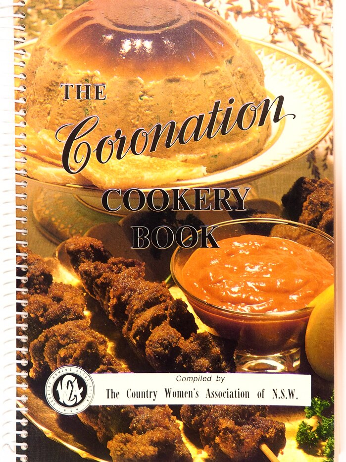 Front cover of the 13th edition of the Coronation Cookery Book.