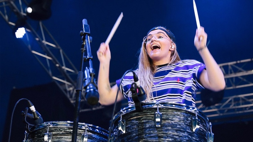 G Flip performing live at GW McLennan at Splendour In The Grass 2018