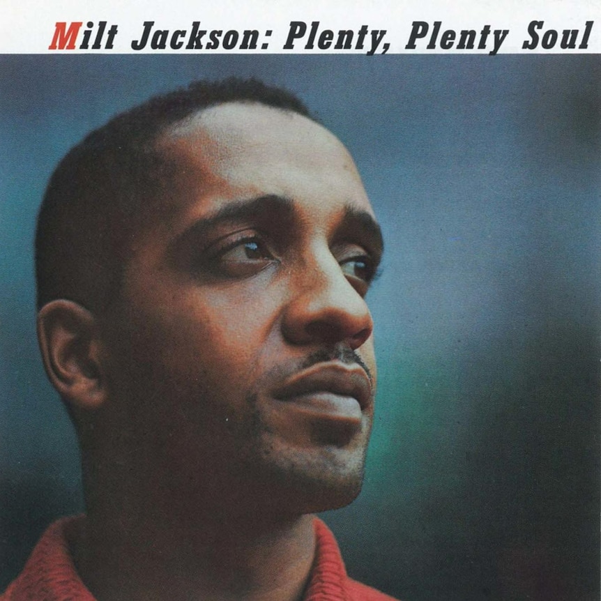 A tight crop of Milt Jackson looking to his left