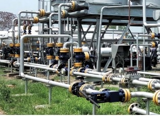 A gas compressor at a SMEC project in Bangladesh.