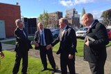 Federal Industry Minister Ian Macfarlane tours Simplot in Devonport