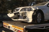 Troy Buswell's car was towed from his home in Subiaco.