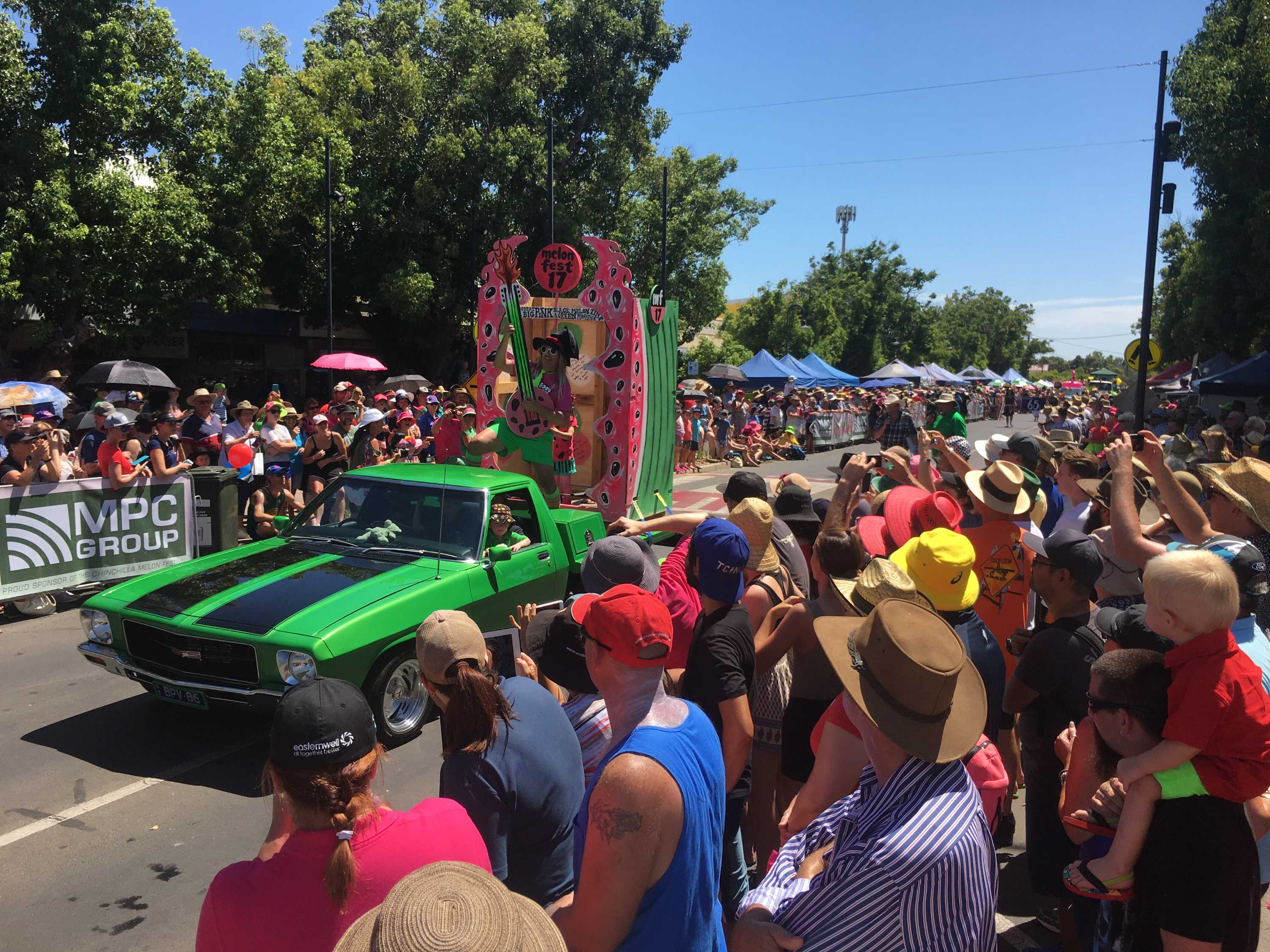 Watermelons smashed, eaten and celebrated in Chinchilla Melon Festival