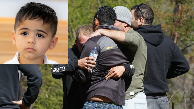 'He's a champion': The moment missing boy AJ is spotted drinking from a creek