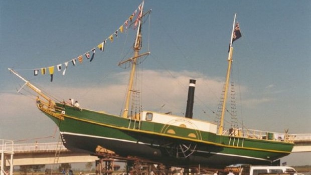The restoration of the replica steamship William the Fourth nearing completion.