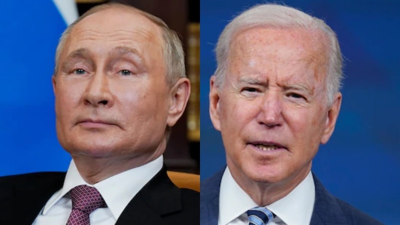 Russian President Vladimir Putin and US President Joe Biden.