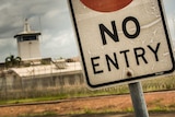 A sign outside the Don Dale Youth Detention Centre in Darwin