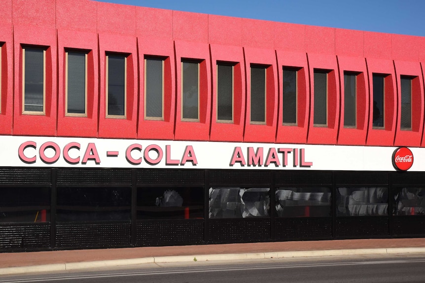 Coca Cola factory at Thebarton