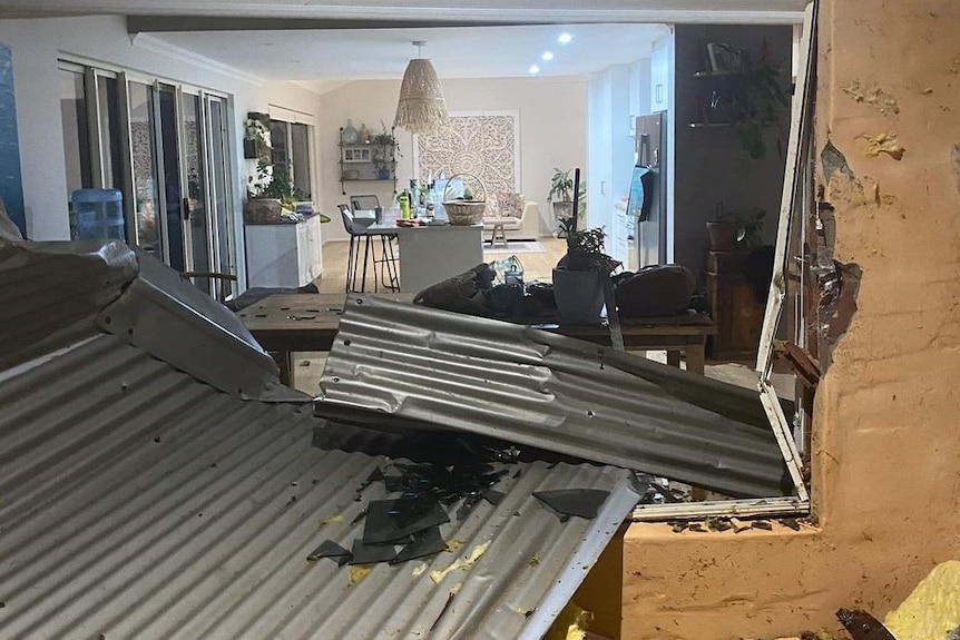 kalbarri house damaged 