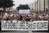 Hundreds of thousands protest in France